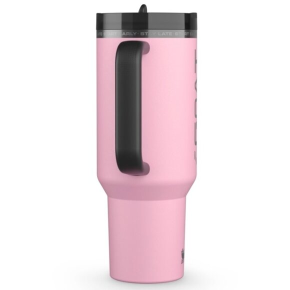 The Messi x Stanley Quencher ProTour Flip Straw Tumbler 40 OZ GOAT Pink NIB - Picture 5 of 10